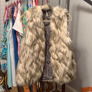 Free People Fur Vest